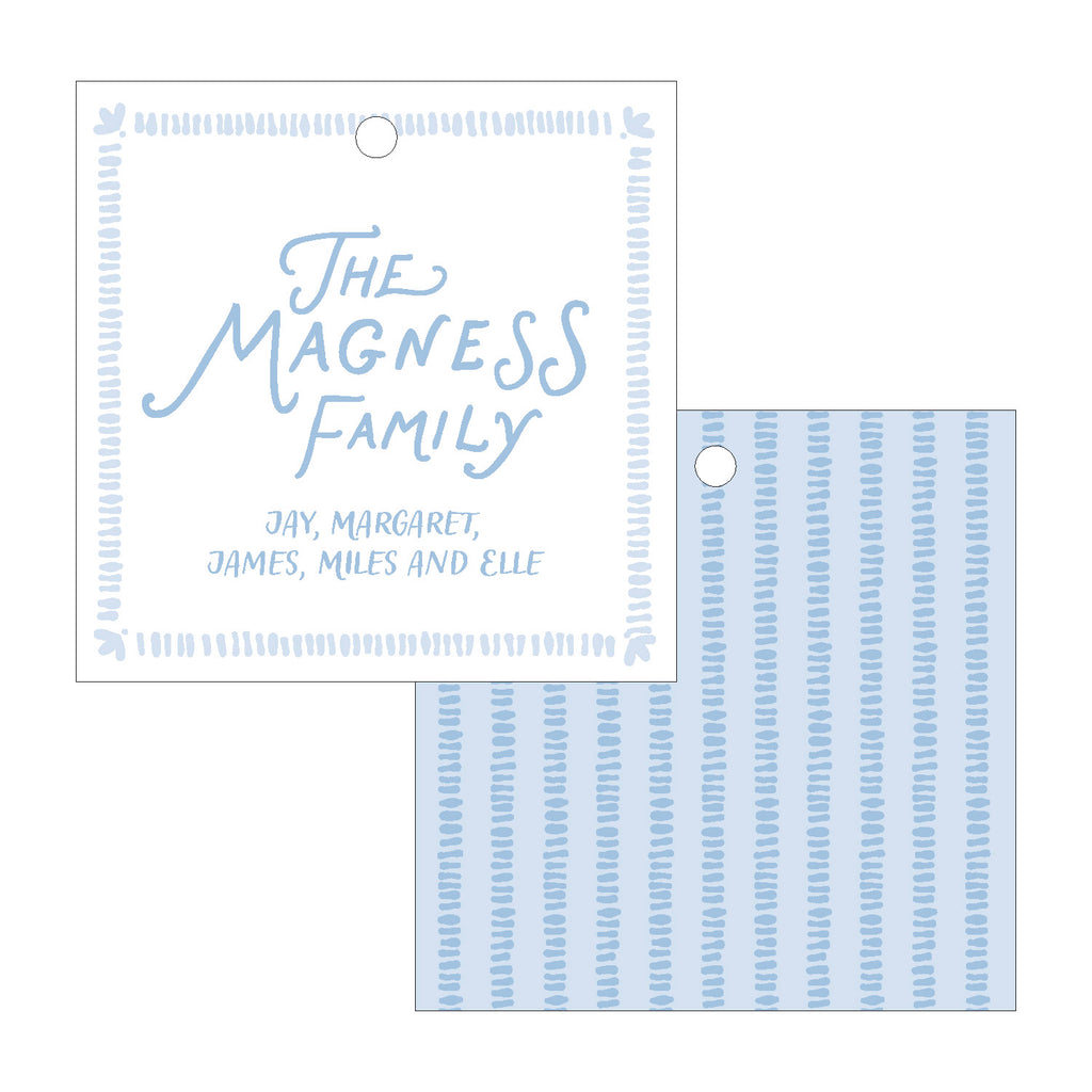 Etched Gift Tag