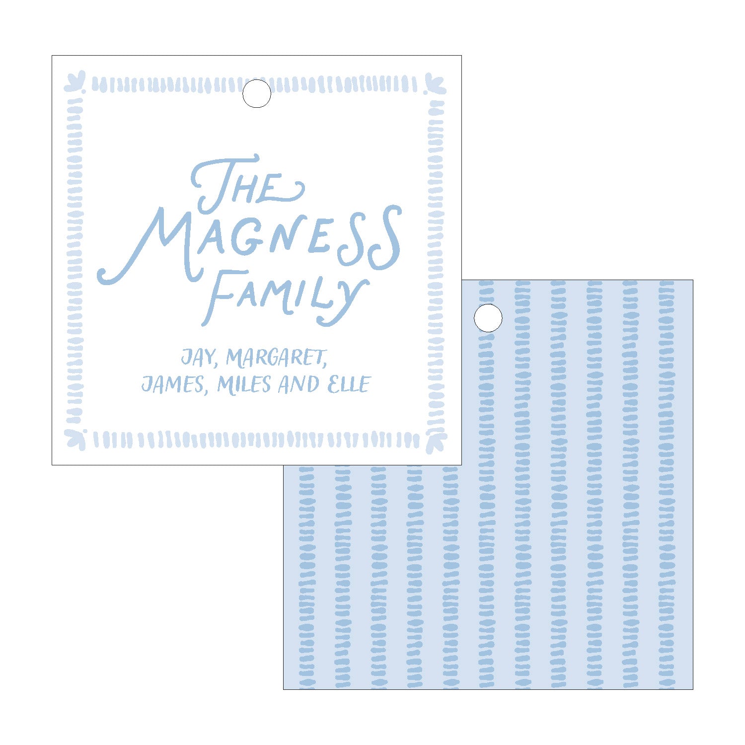 Etched Gift Tag