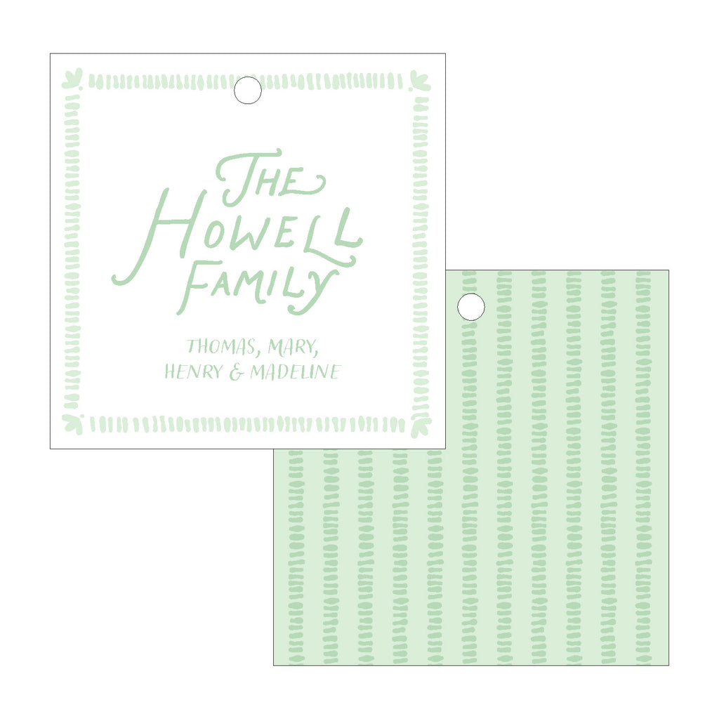 Etched Gift Tag