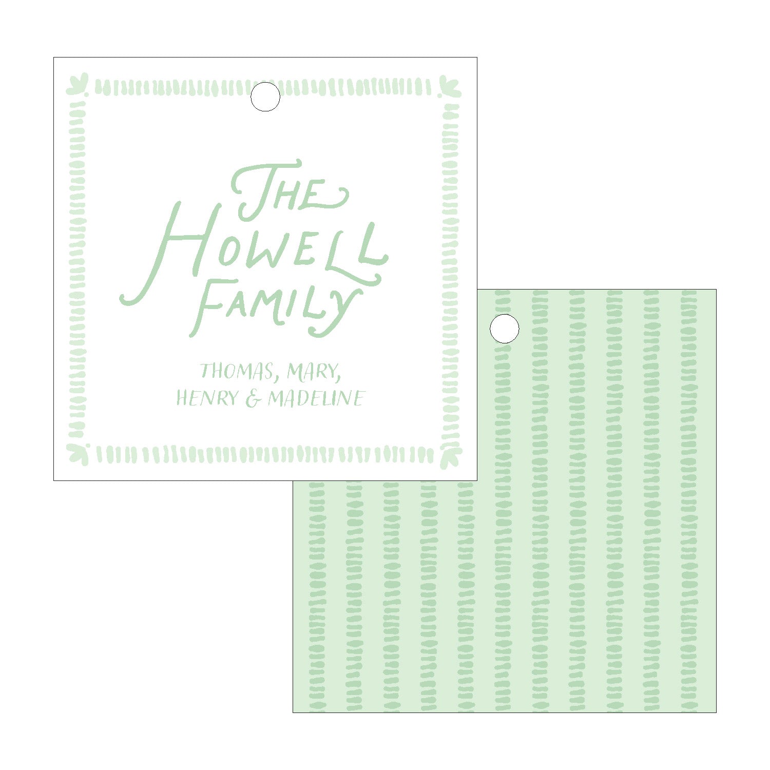 Etched Gift Tag