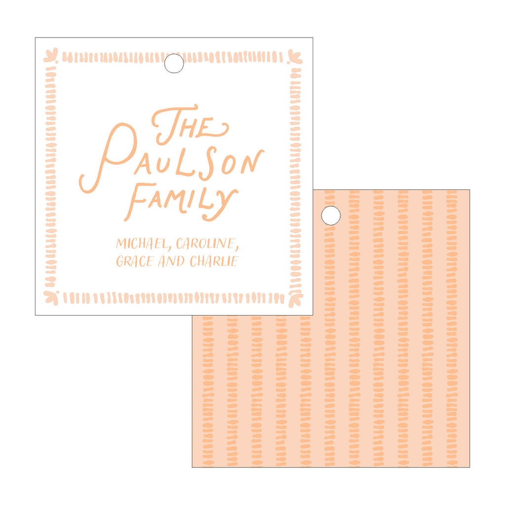Etched Gift Tag