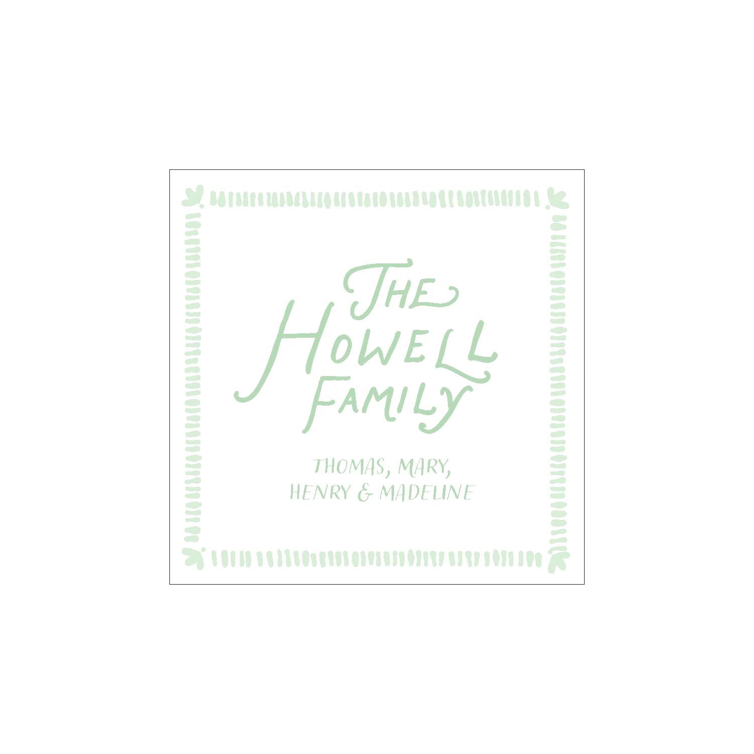 Etched Gift Tag
