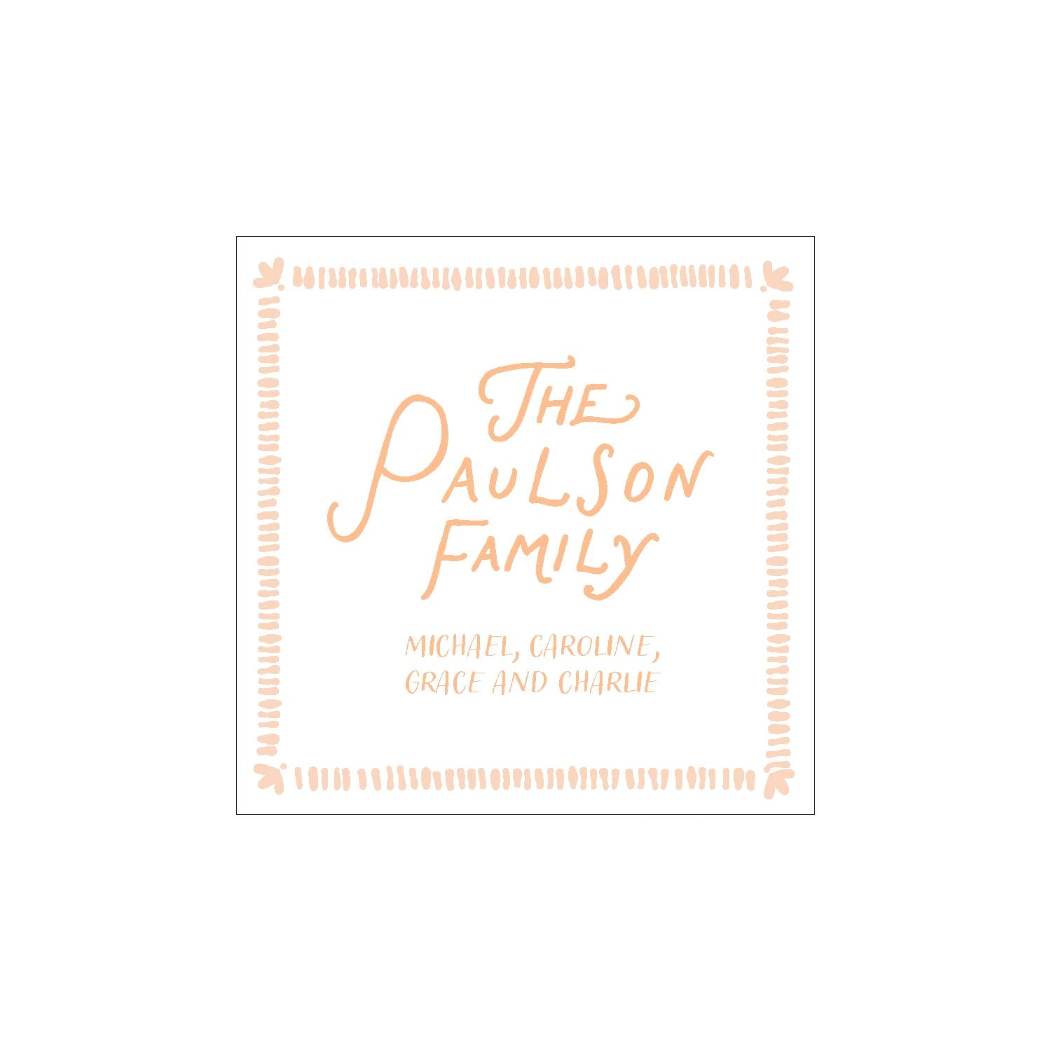 Etched Gift Tag
