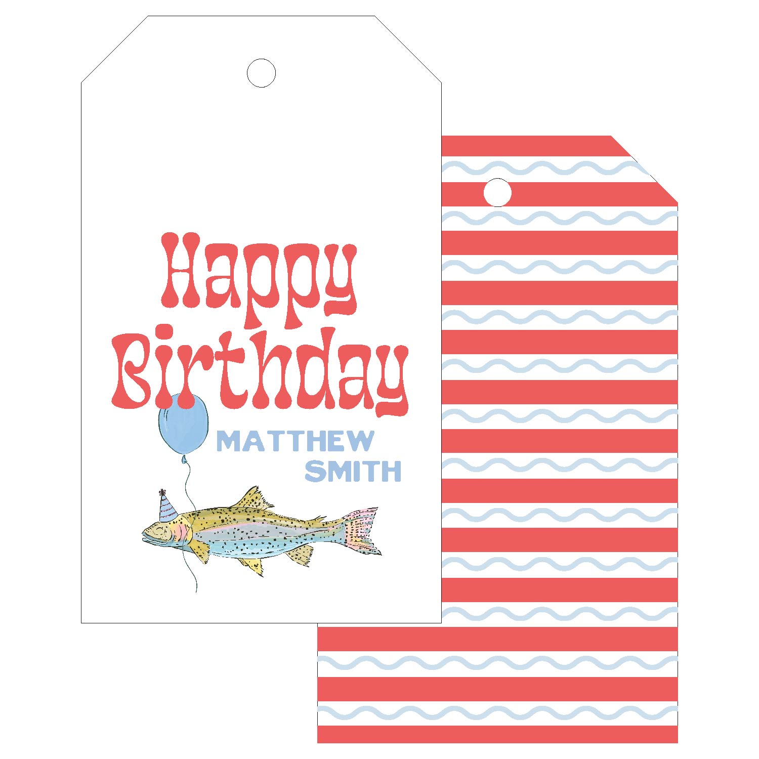 Fishy Gift Tag