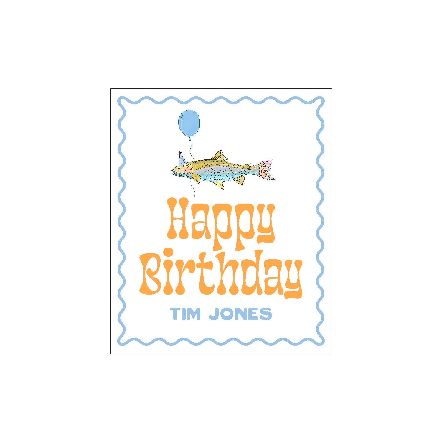 Fishy Gift Tag