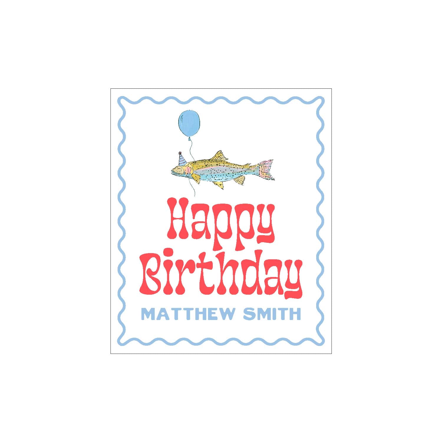 Fishy Gift Tag