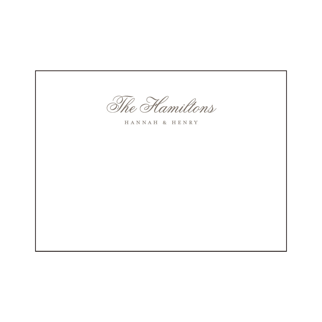 Fancy Family Personal Stationery Set