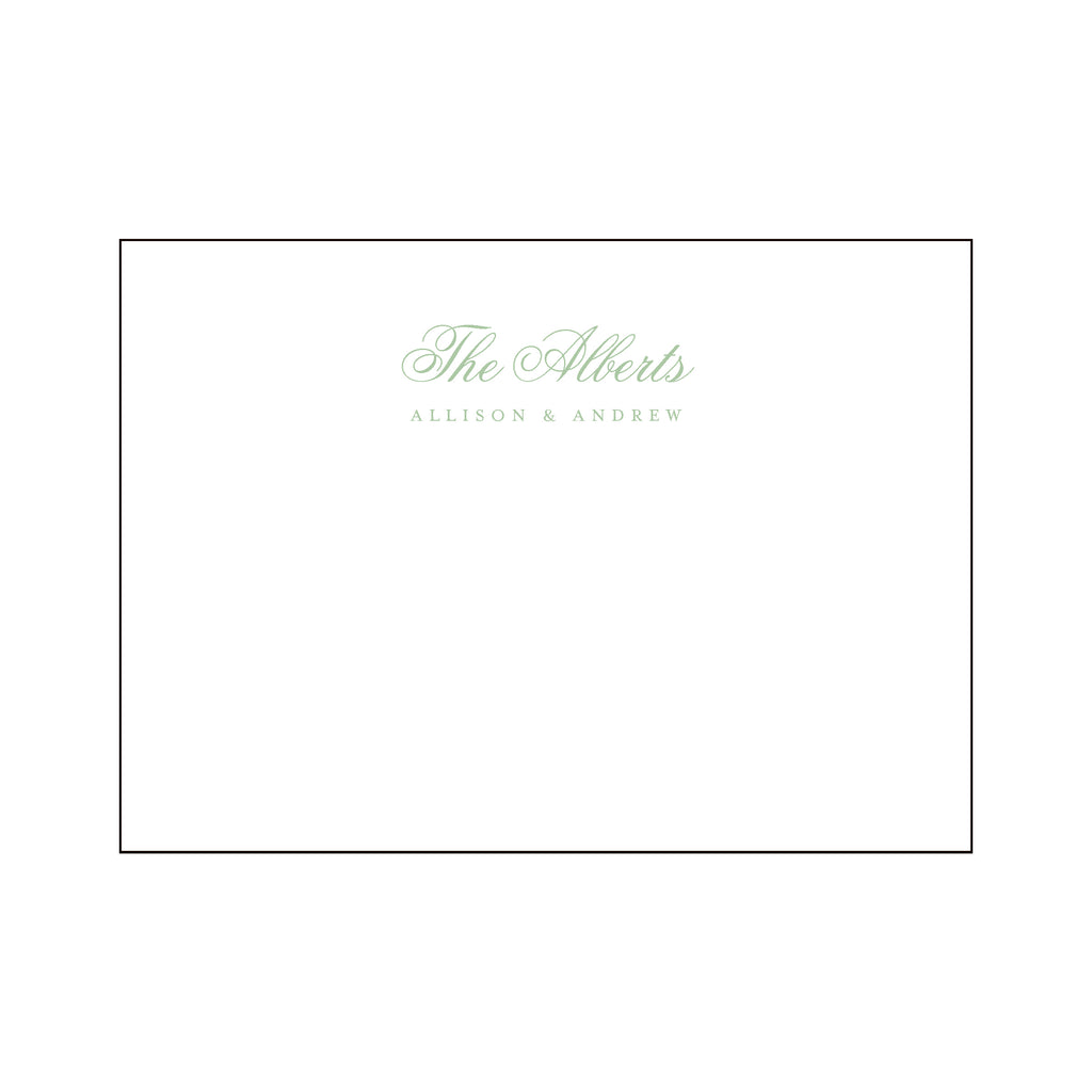 Fancy Family Personal Stationery Set