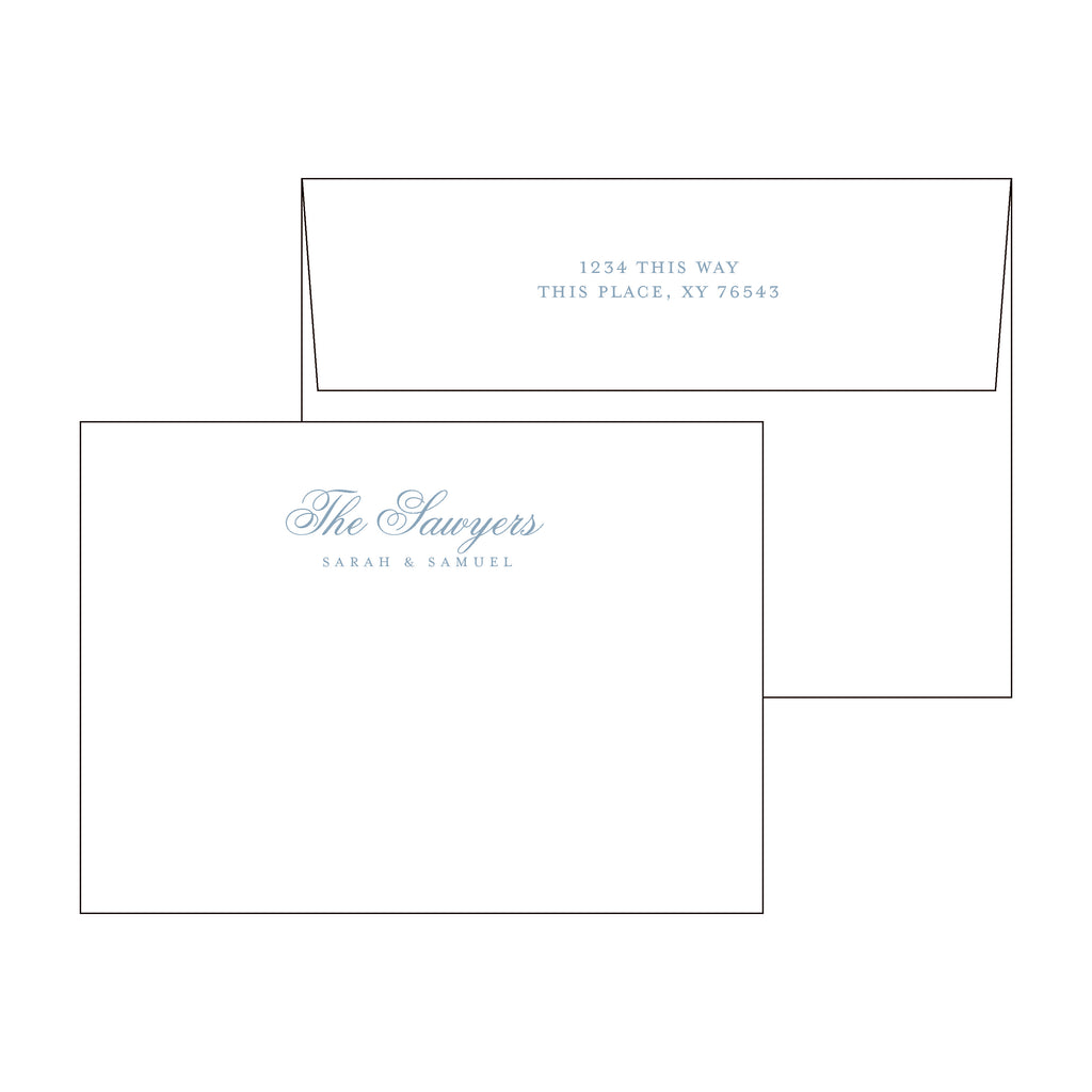 Fancy Family Personal Stationery Set