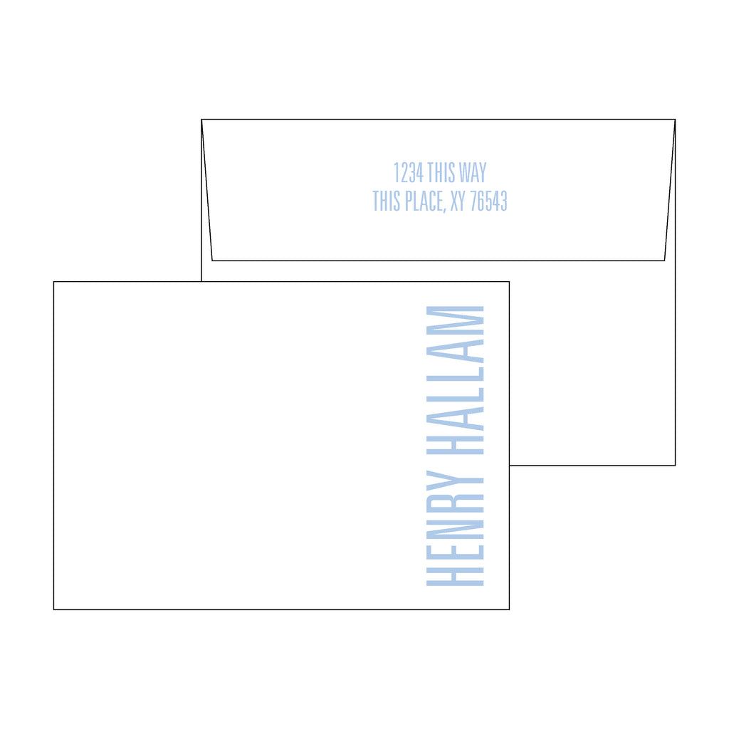 On The Side Personal Stationery Set