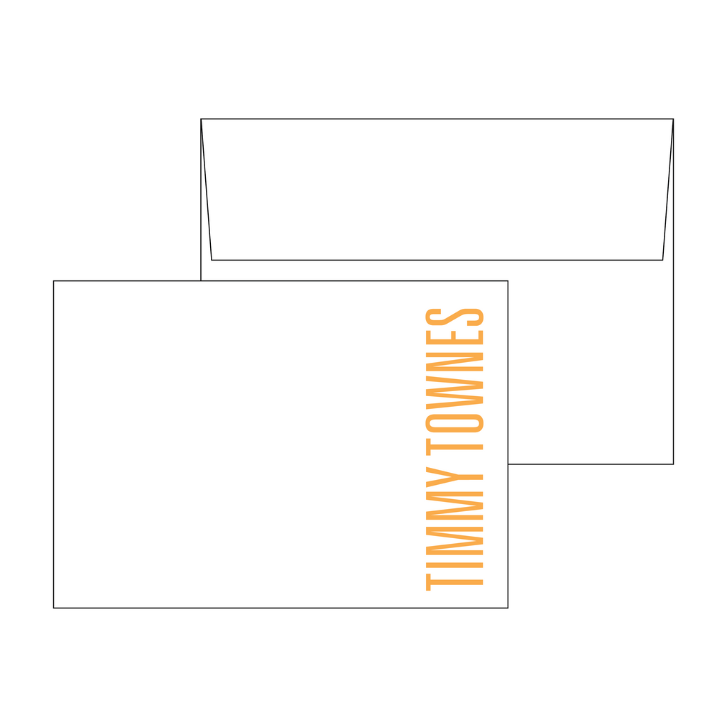 On The Side Personal Stationery Set