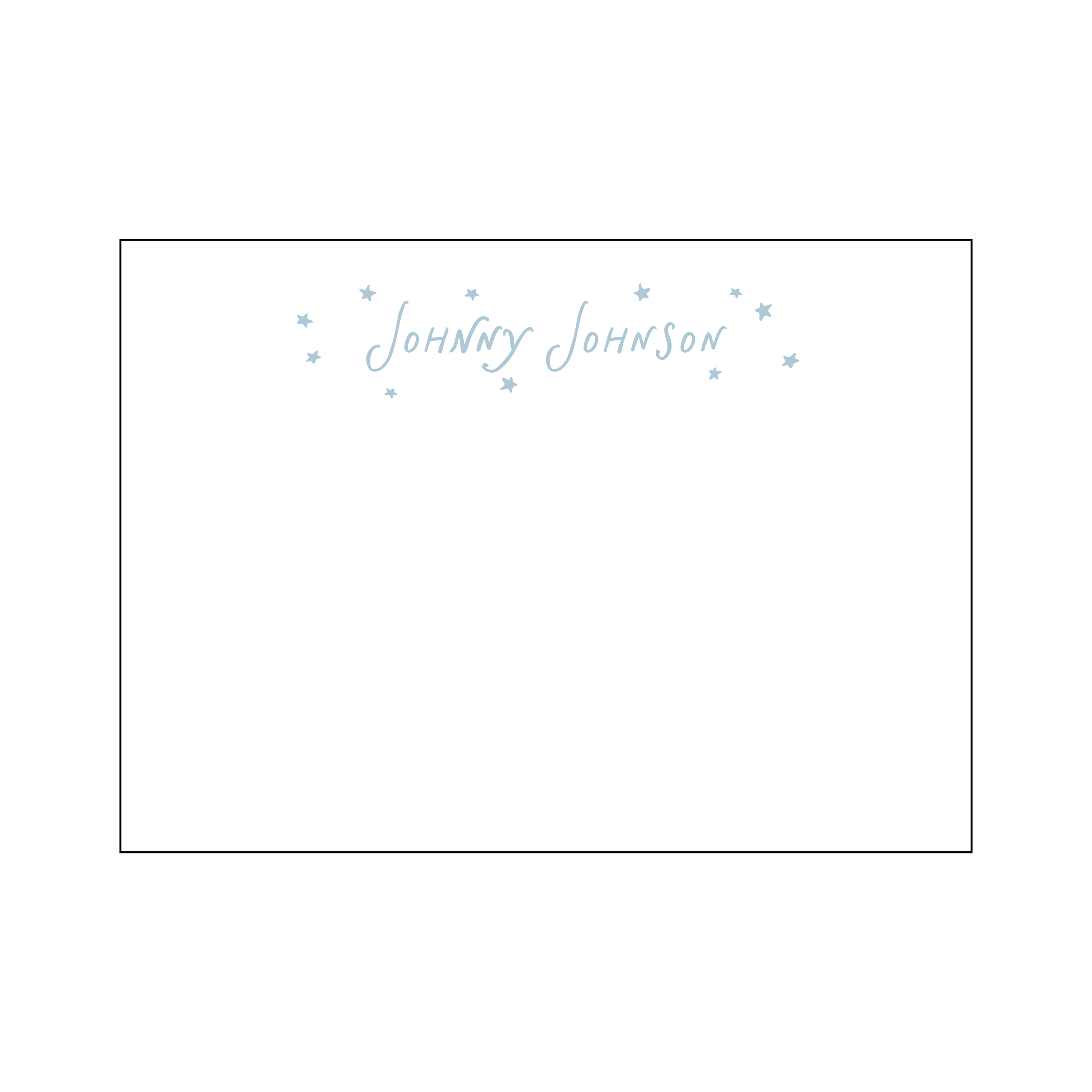 Twinkle Little Star Personal Stationery Set