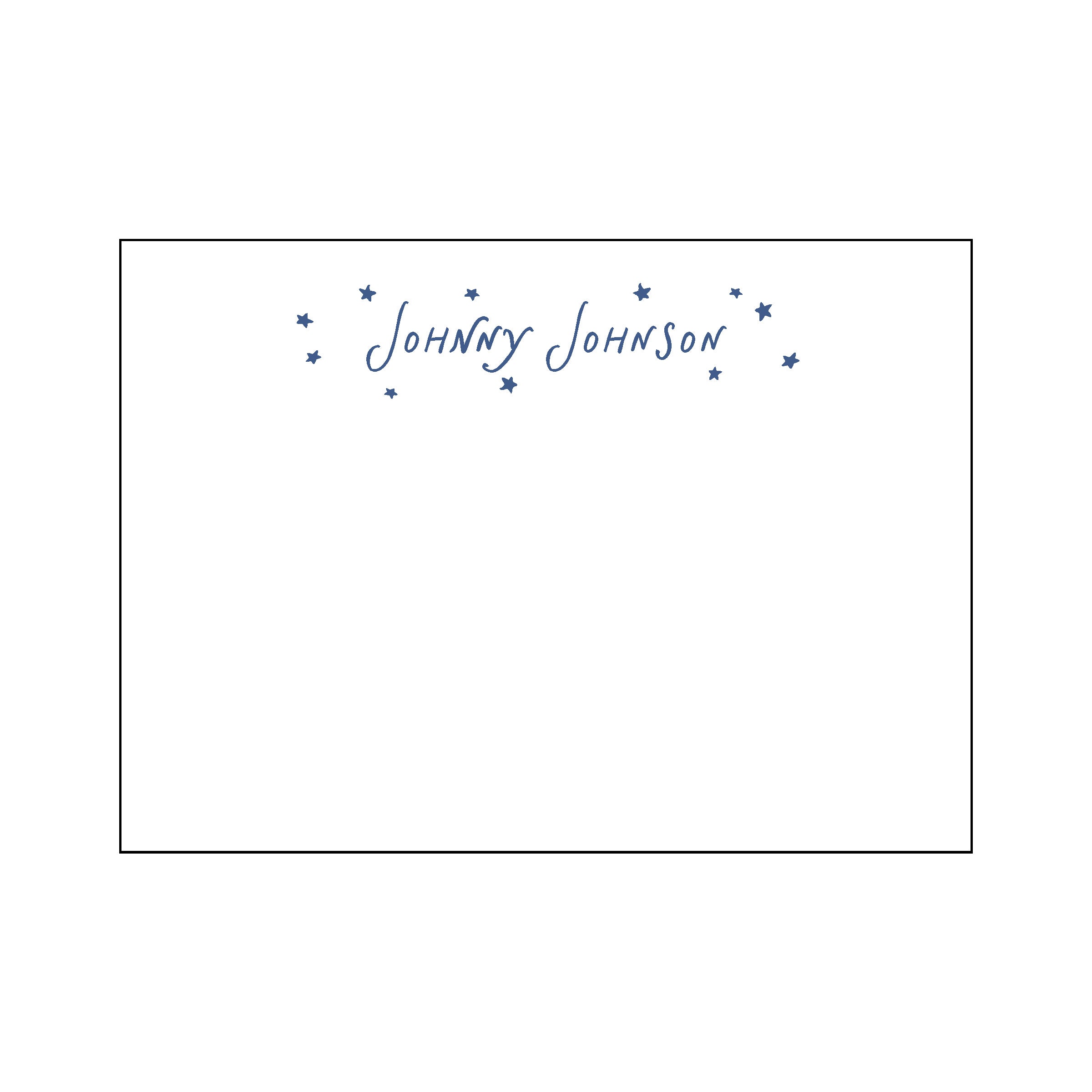 Twinkle Little Star Personal Stationery Set