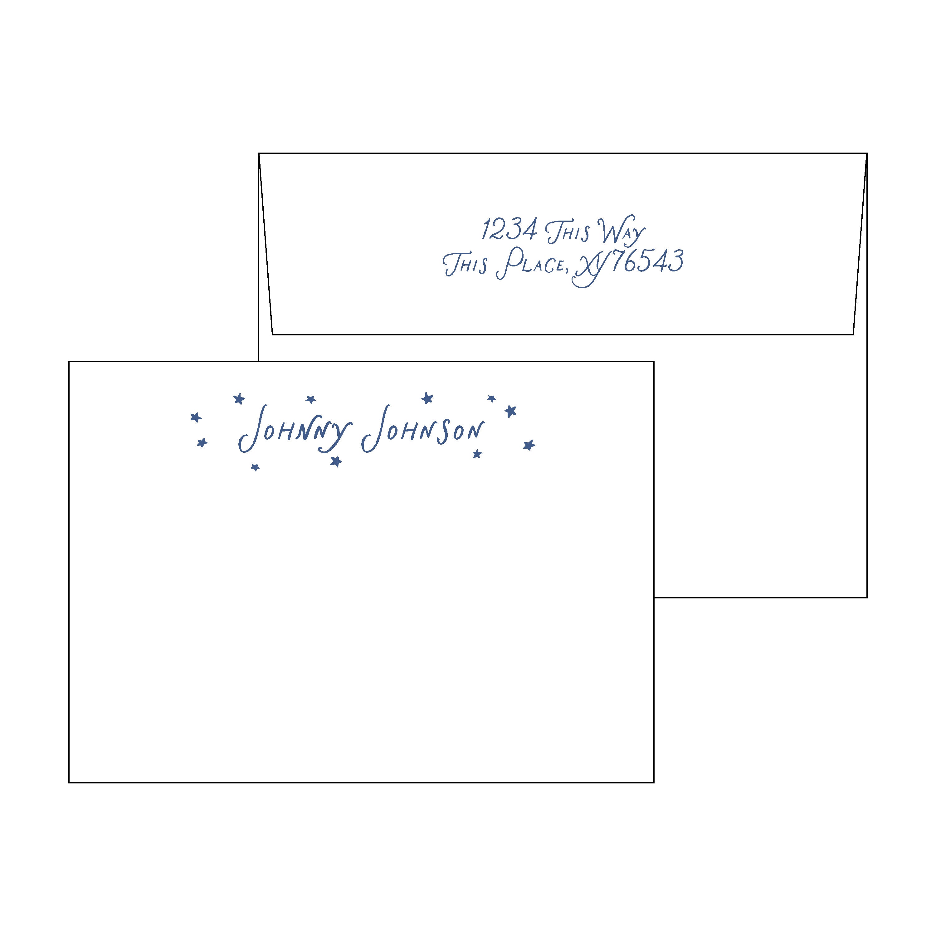 Twinkle Little Star Personal Stationery Set