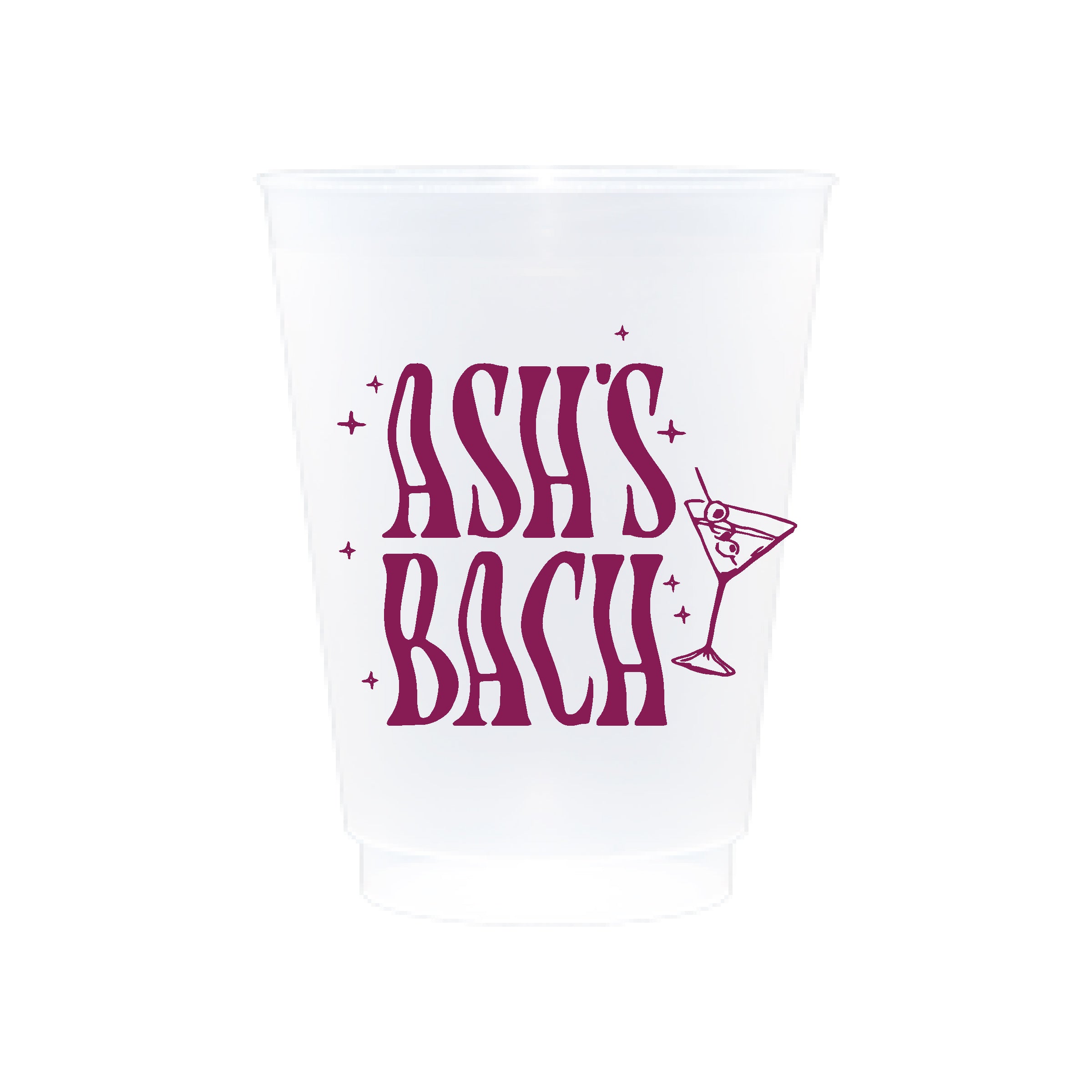 Frosted Shatterproof Cups