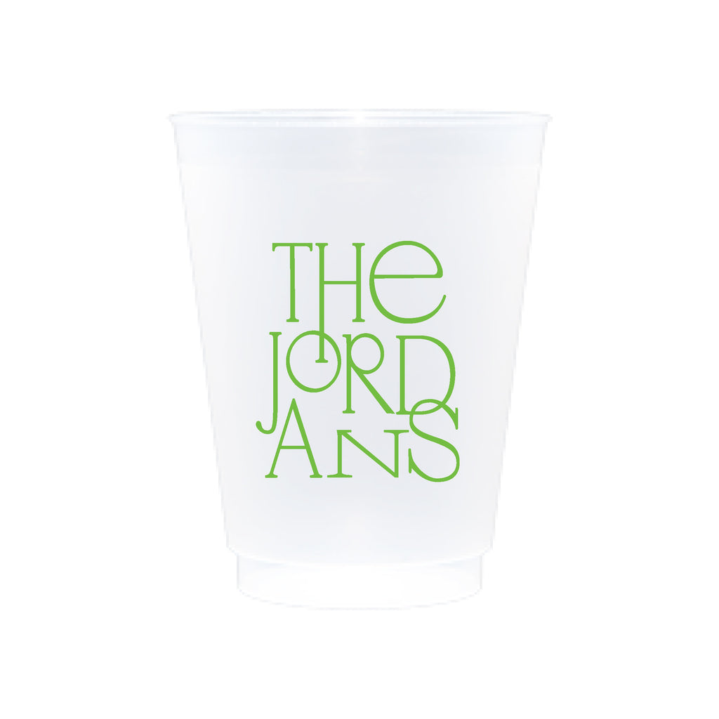 Frosted Shatterproof Cups