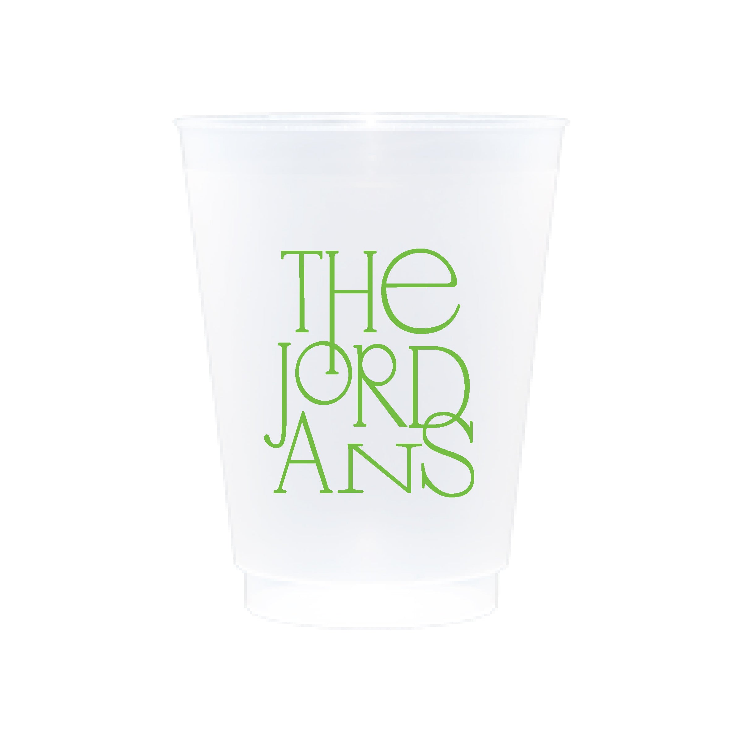 Frosted Shatterproof Cups