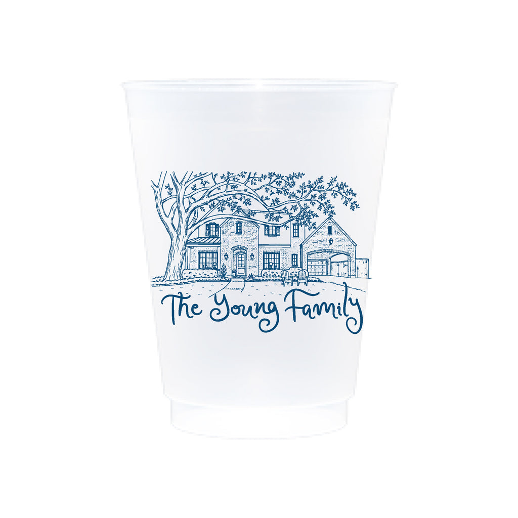 Frosted Shatterproof Cups