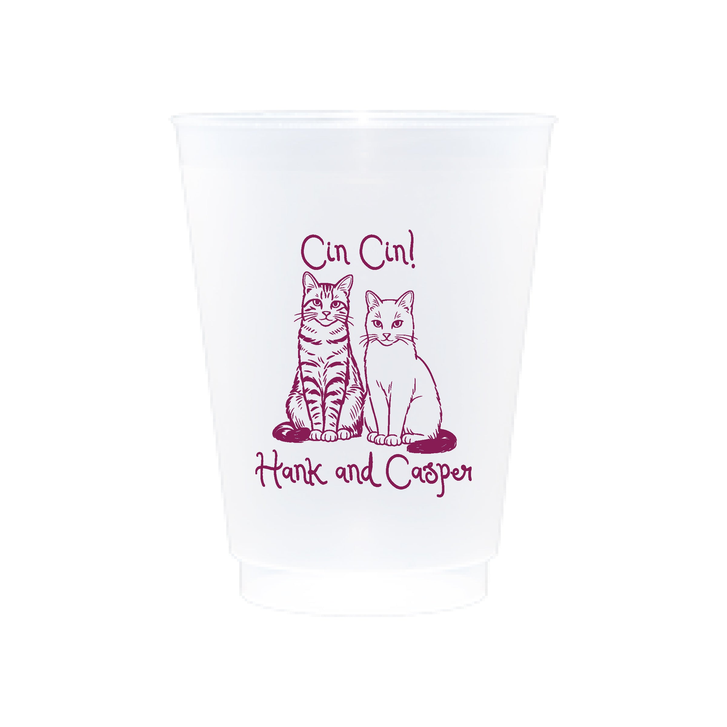 Frosted Shatterproof Cups