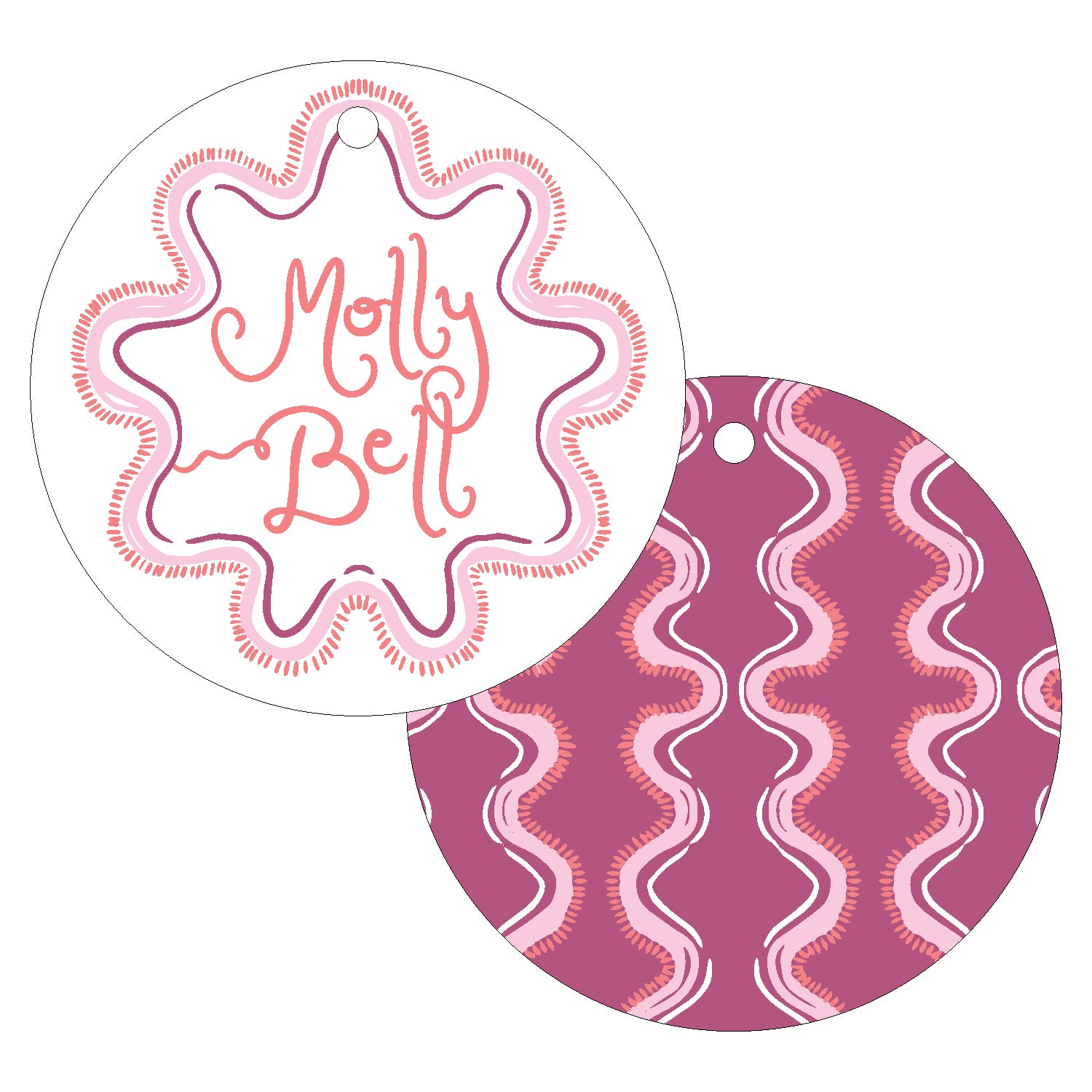 Squiggle Gift Tag