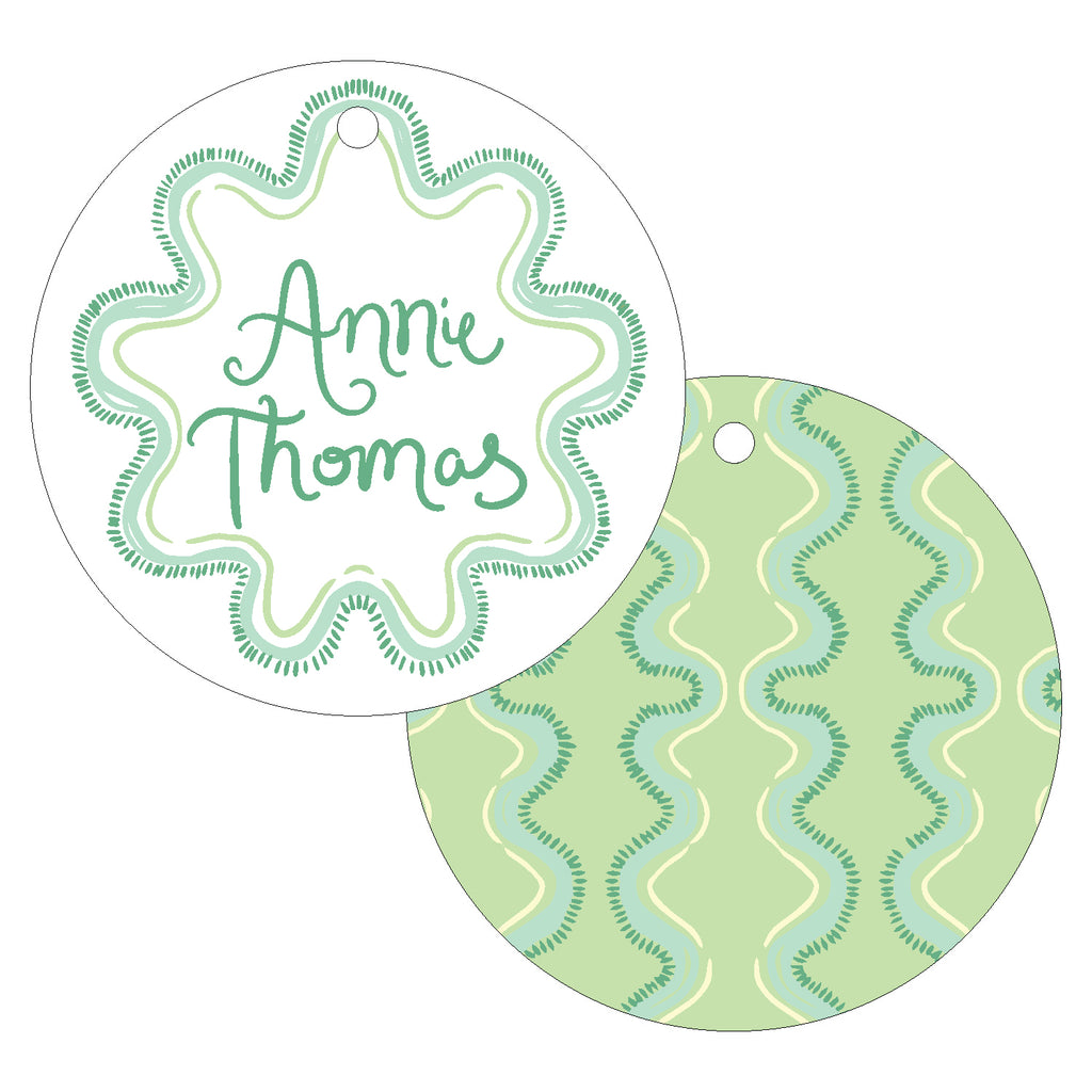 Squiggle Gift Tag