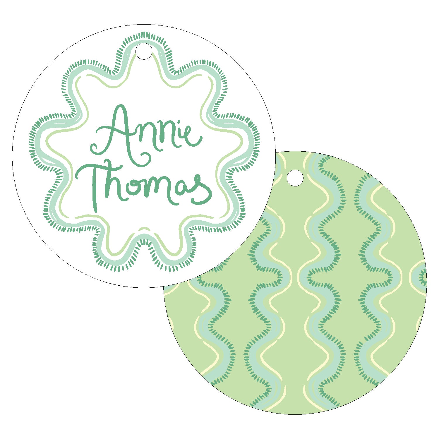Squiggle Gift Tag