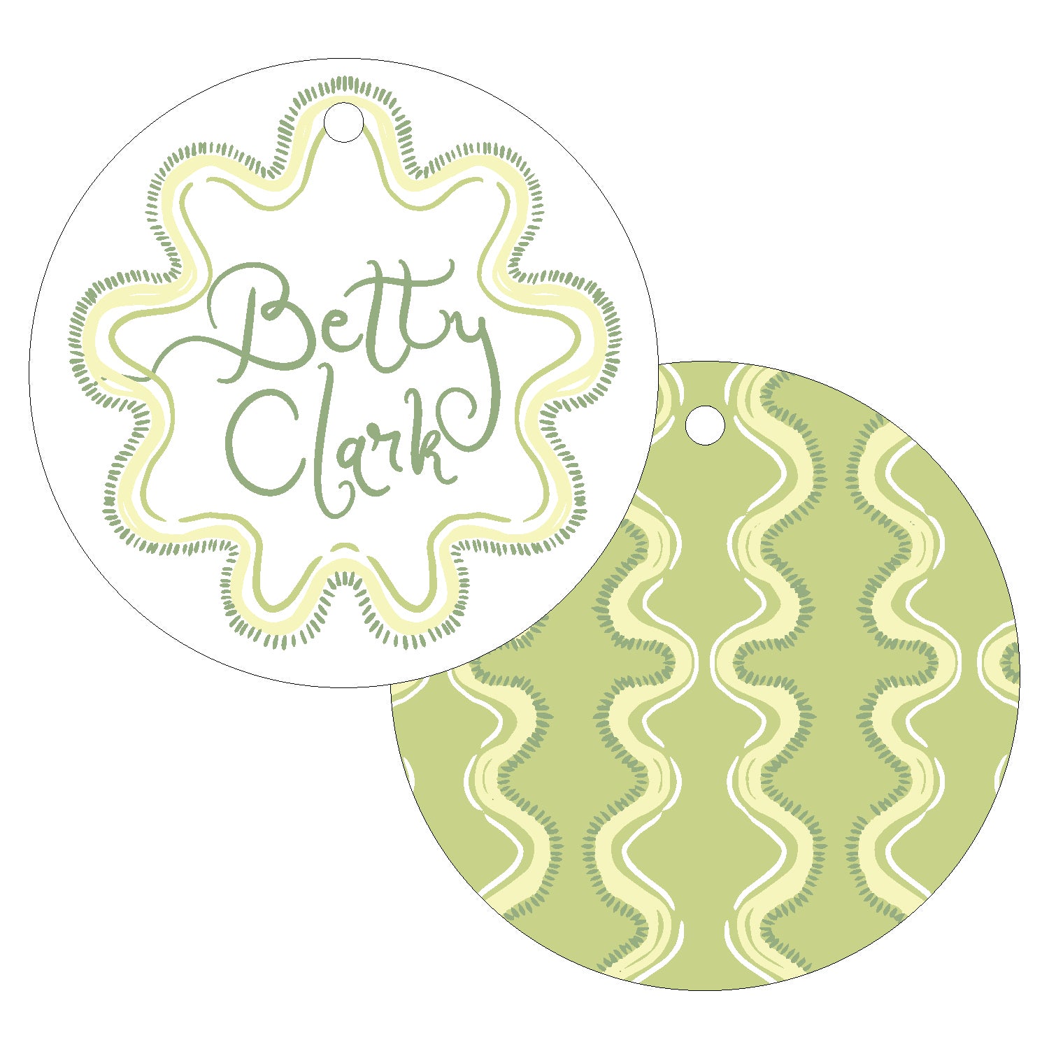 Squiggle Gift Tag