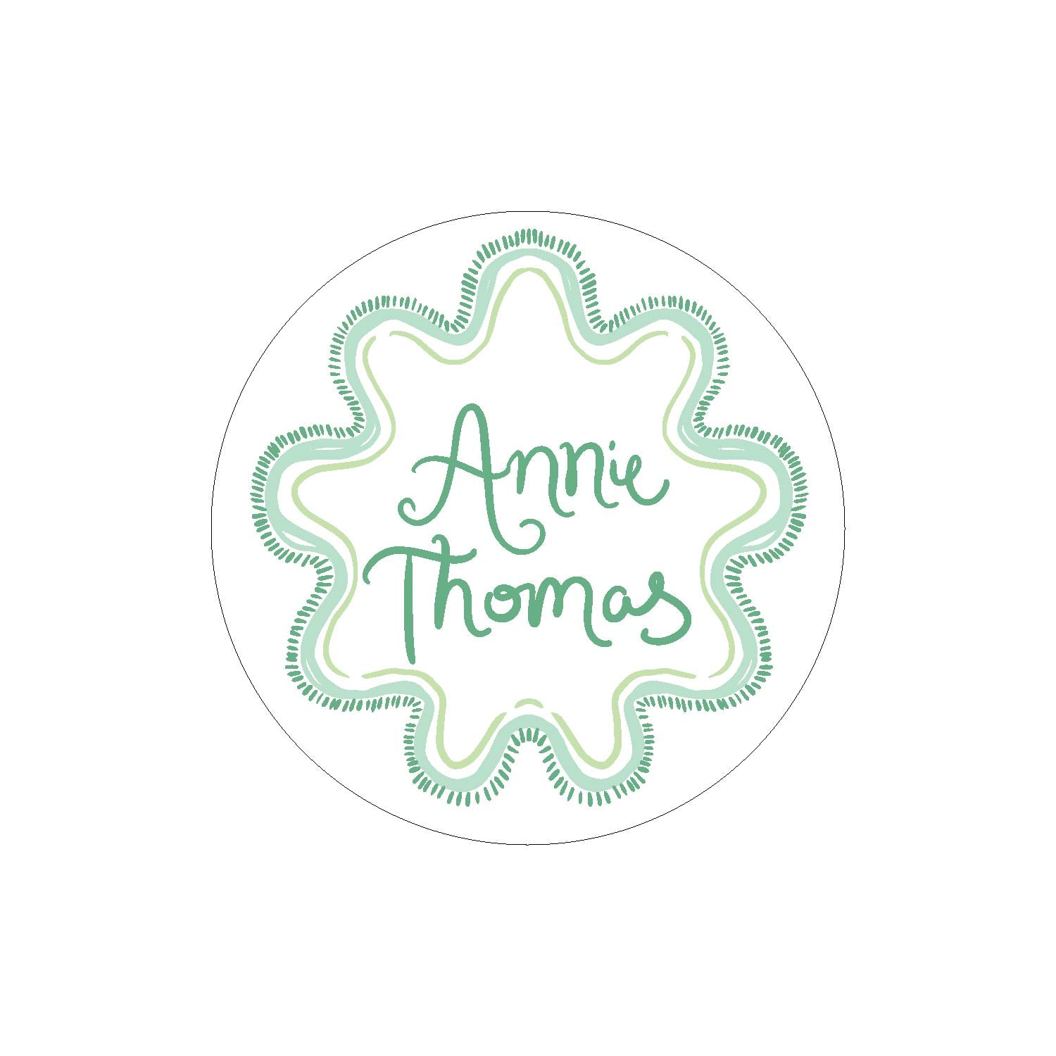 Squiggle Gift Tag