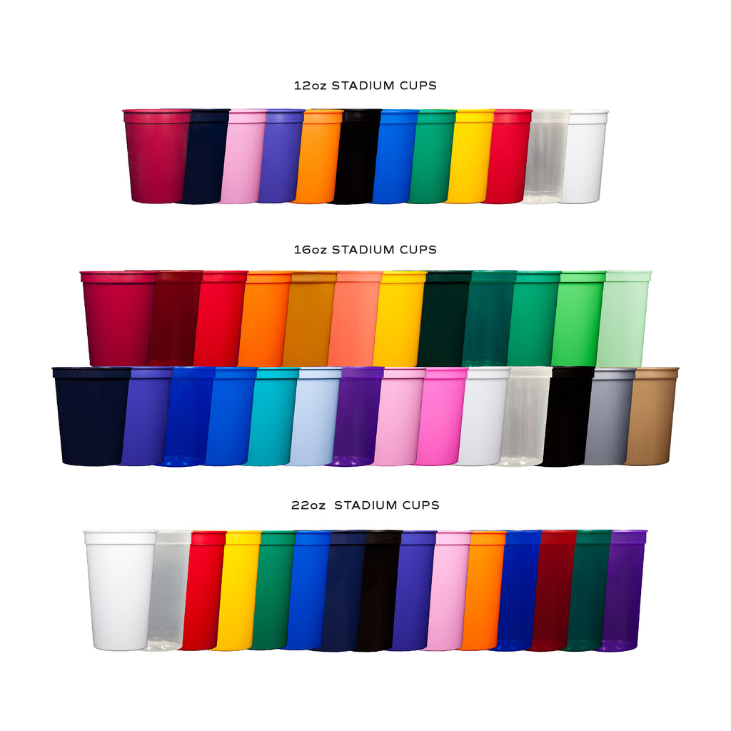 16oz Stadium Cups